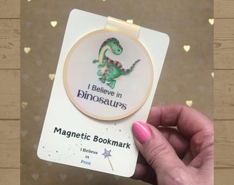 Magnetic Bookmark, Dinosaur Design