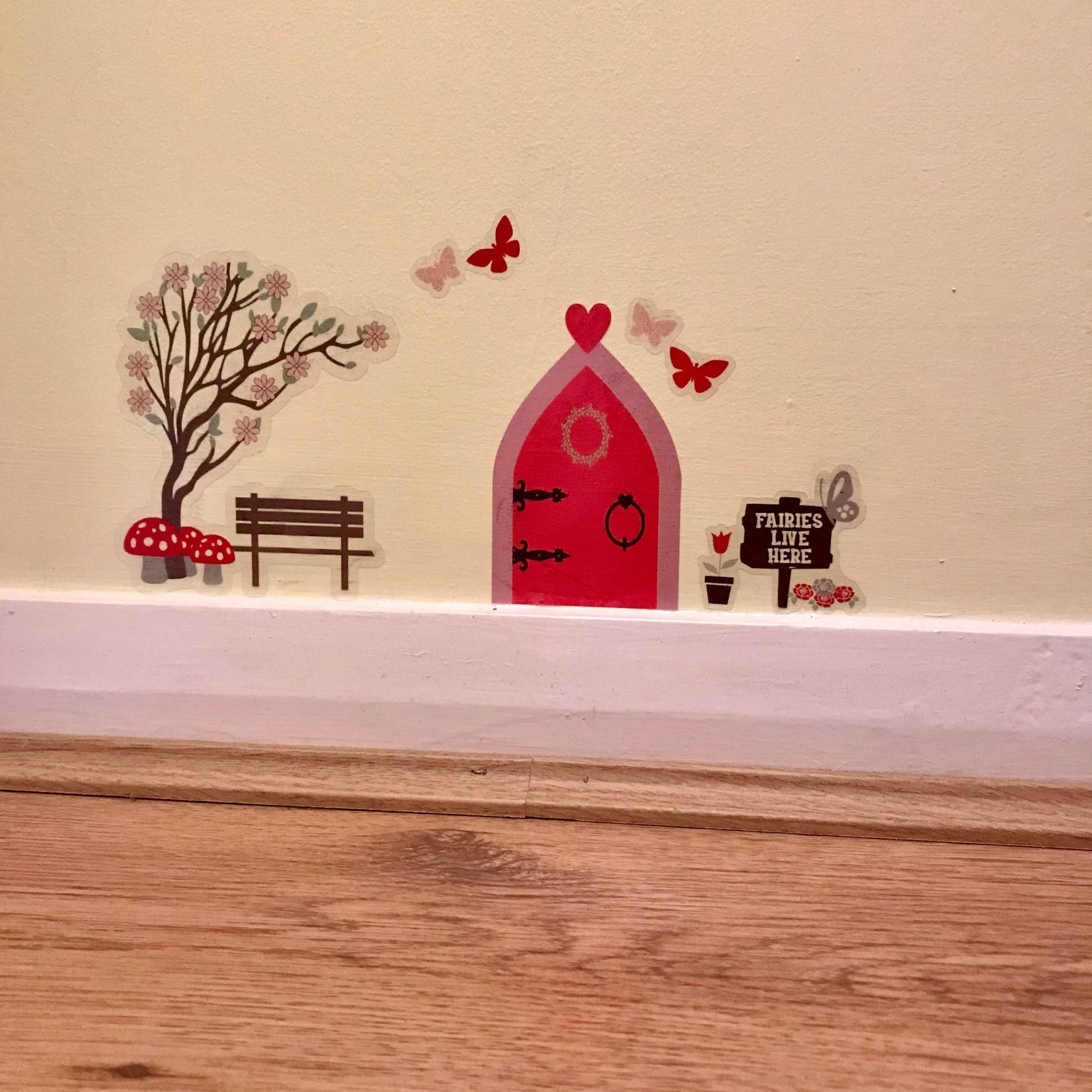 Fairy Door Stickers, Fairy Wall Stickers Room Decal Etsy UK