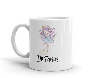 Personalised Fairy Mug, Available in Two Sizes 11oz or 15oz