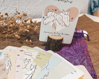 Affirmation cards for riders | Quote cards for horse lovers | Inspiration and mindfulness with horses