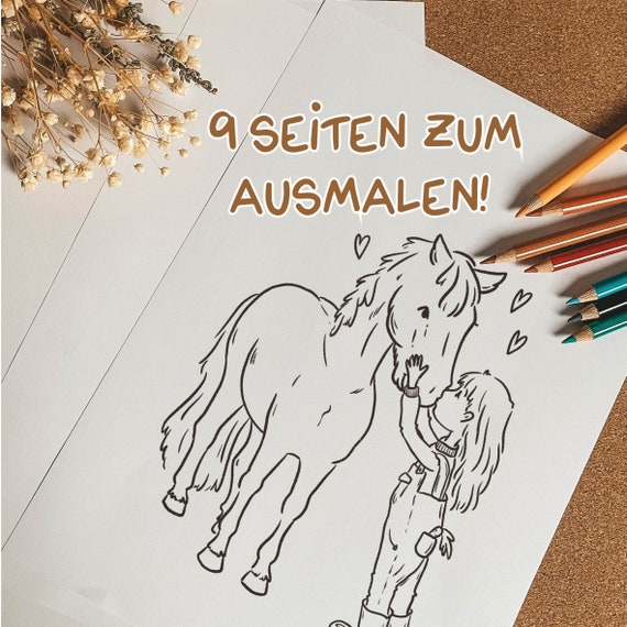 Ausmalbilder Pferde Und Ponys Ravensburger Pferde Malen Und Träumen