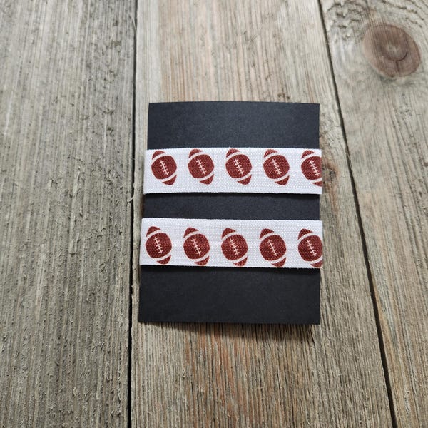 Elastic Sleeve Holders | Plastic Snaps Closure |  Football Ribbon | Team Gift