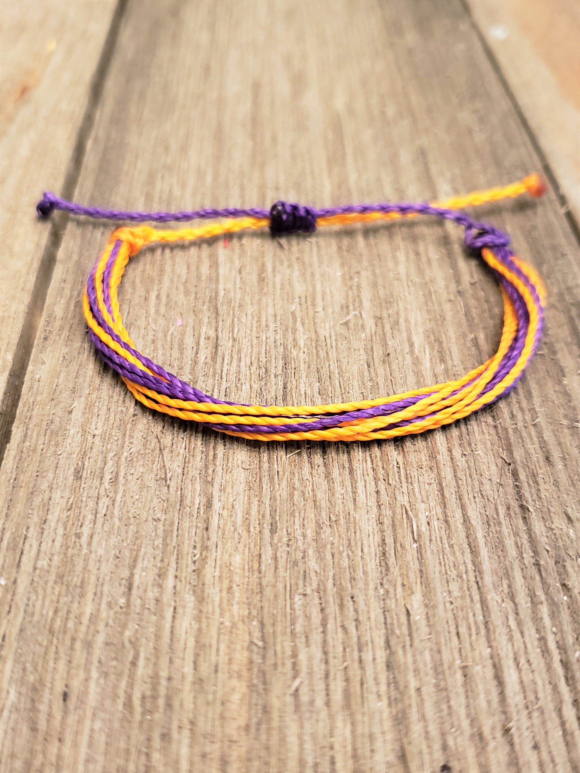 Stackable String Bracelet Adjustable Waterproof Etsy