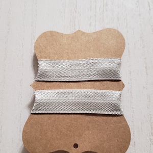 Elastic Sleeve Holders | Plastic Snaps Closure |  Ribbon |  Silver Ribbon | Team Gift