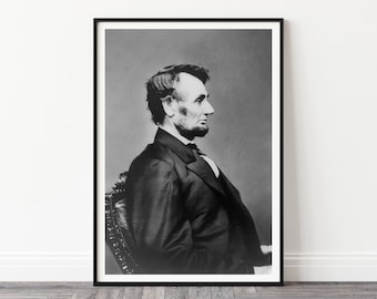 エイブラハム・リンカーンの肖像画、アンティークのアメリカ大統領