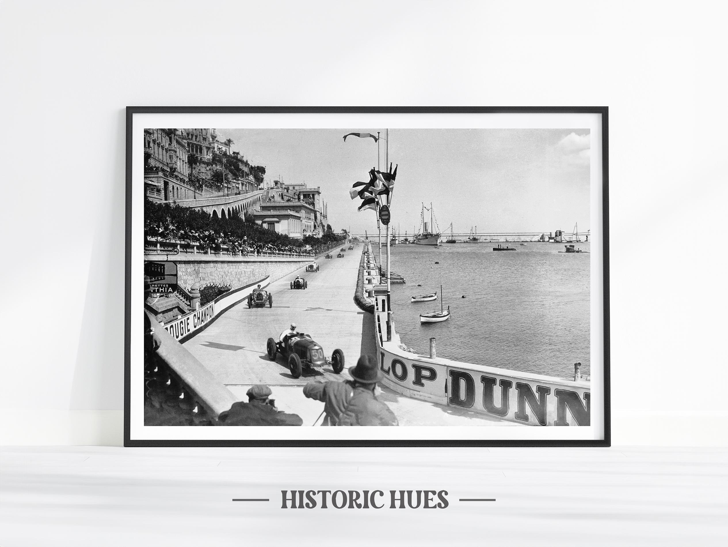 モナコ グランプリ プリント、ヴィンテージ モナコ ポスター