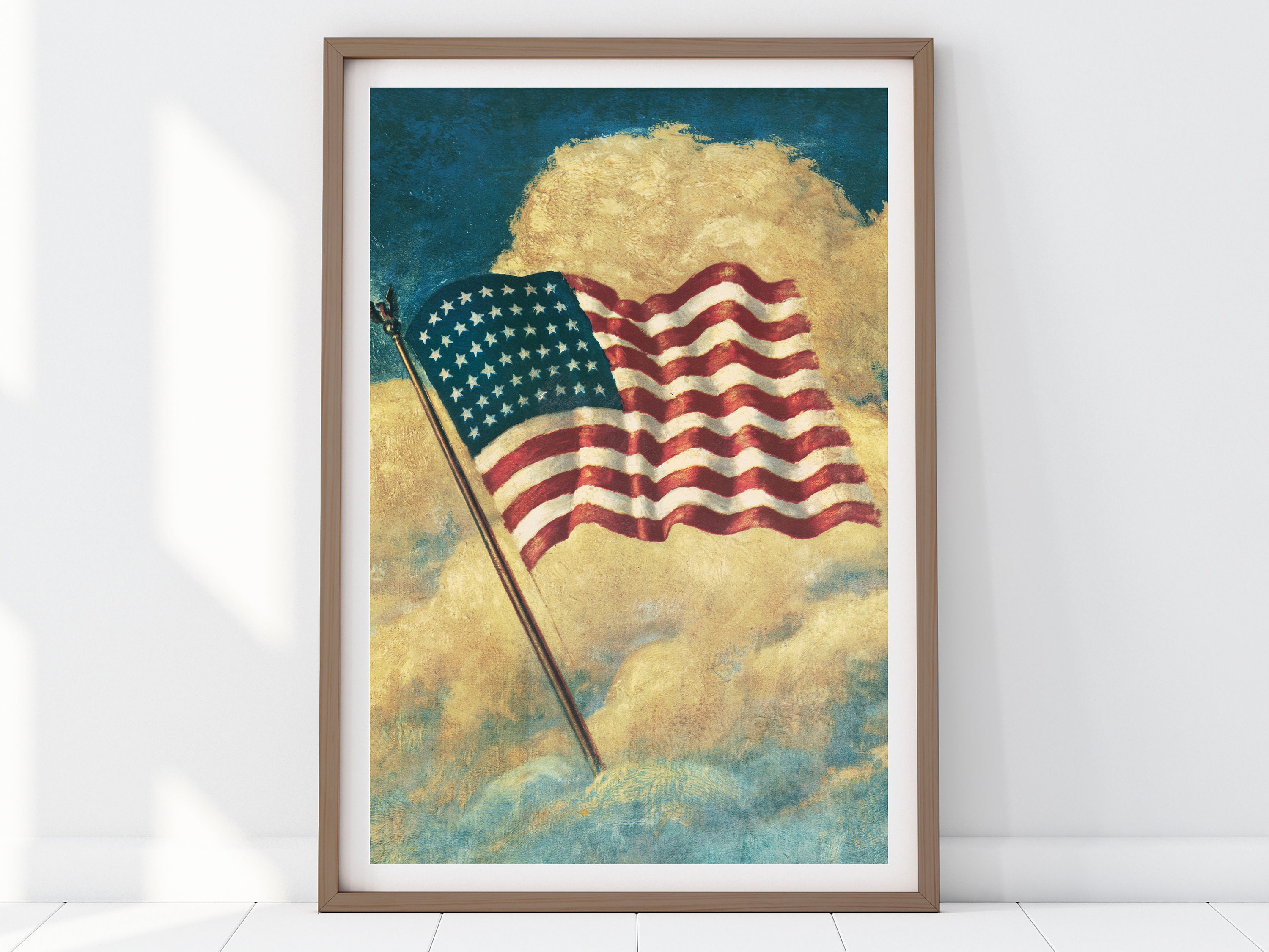 American Flag Painting