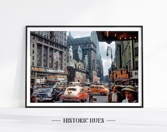 Times Square Puddle Reflection - Etsy