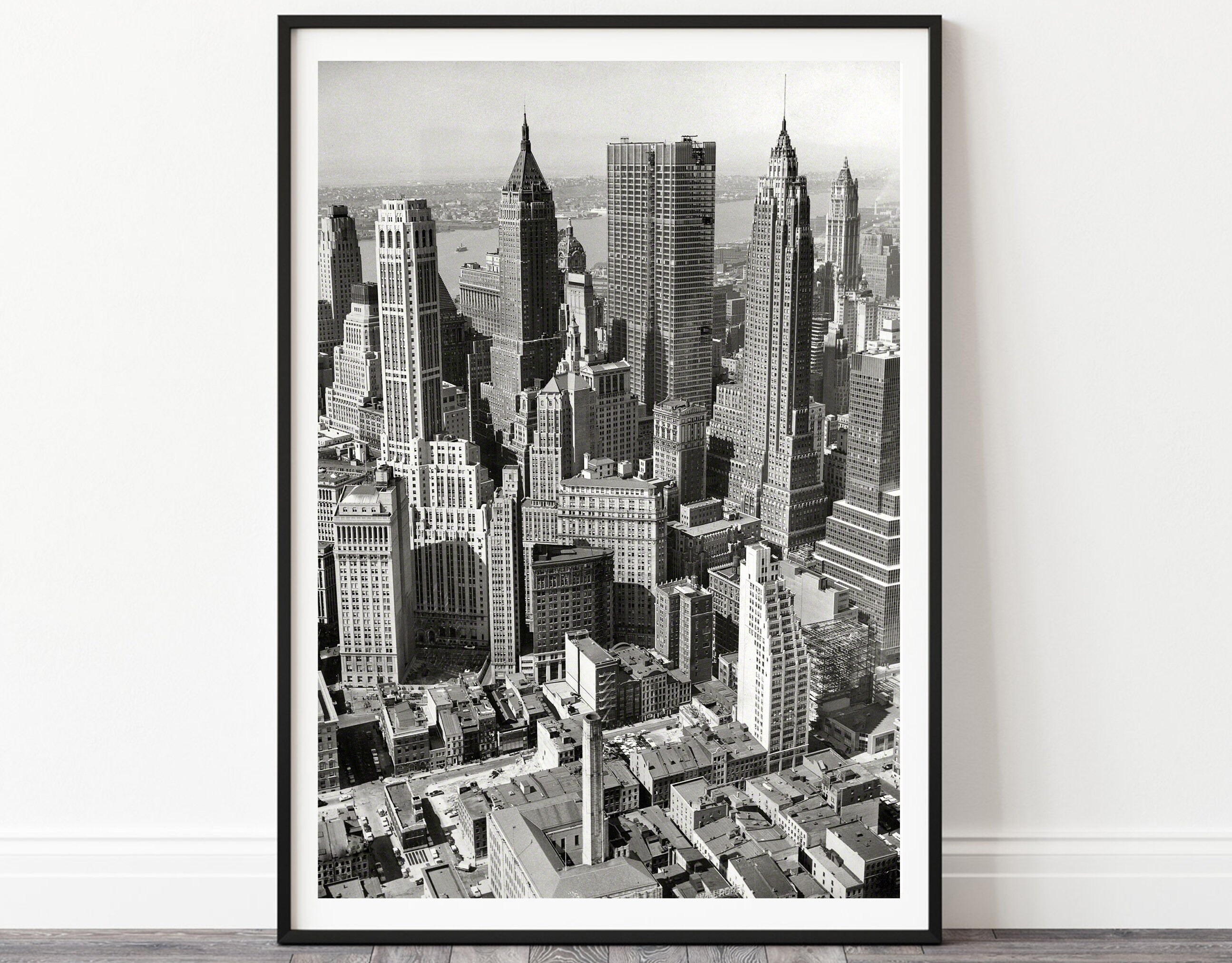 Vintage New York City Print, 1960's New York City Wall Art, New York ...