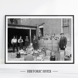 Vintage verbodsafdruk, verbodsposter, vintage muurkunst, vintage muurkunst, bierkunst aan de muur, verbodskunst aan de muur, speakeasy prints