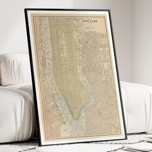 New York City Map, New York City Map Print, Map of New York City, New York City Poster, New York City Wall Art, NYC Map, Manhattan Map, NY