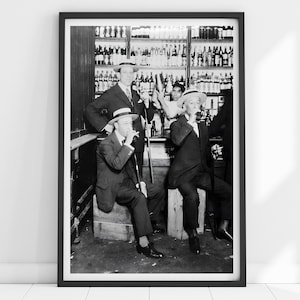 Vintage verbodsprint, speakeasy print, whisky print, vintage muurkunst, bier kunst aan de muur, verbod kunst aan de muur, speakeasy poster, barcadeau
