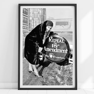 Vintage Prohibition Print, Bar Print, Black and White Wall Art, Vintage Wall Art, Beer Wall Art, Prohibition Wall Art, Speakeasy Decor, Gift