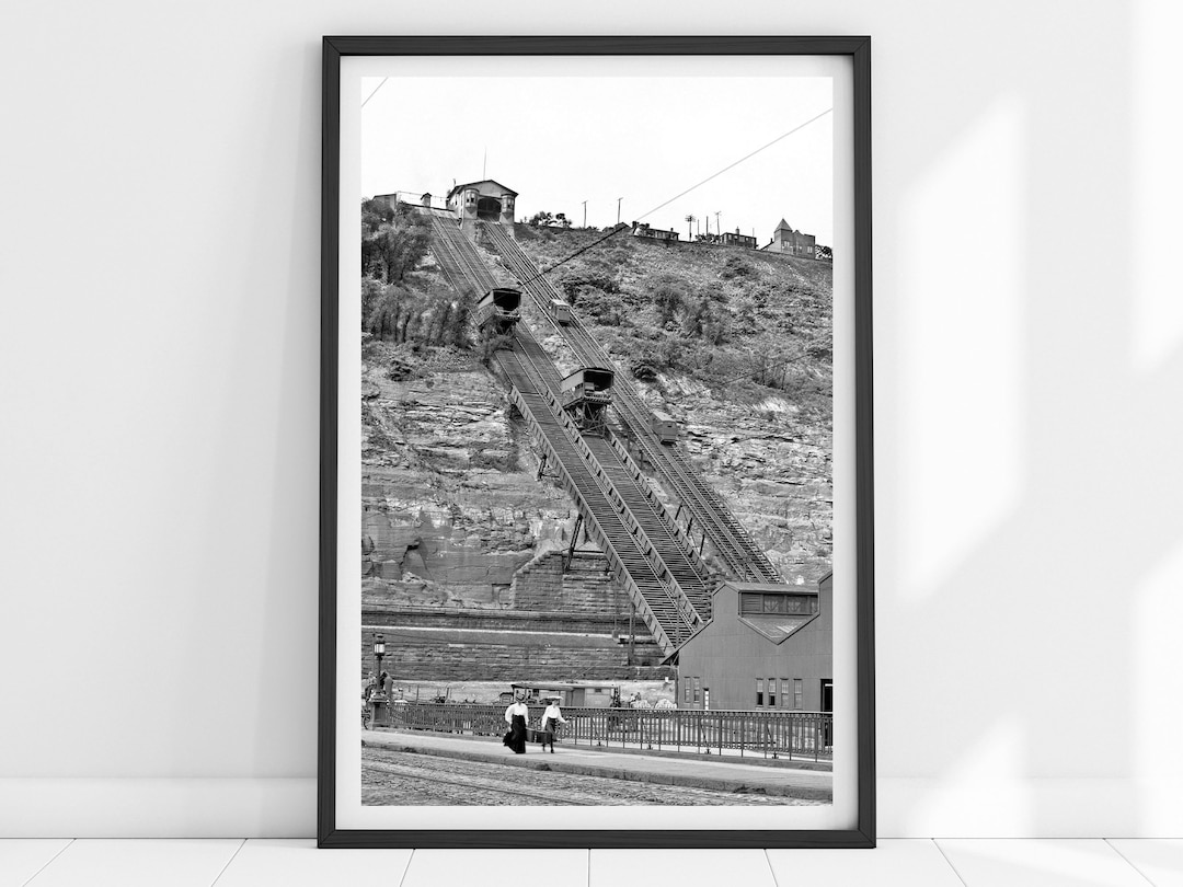 Vintage Pittsburgh Print, 1908 Pittsburgh Wall Art, Pittsburgh Poster