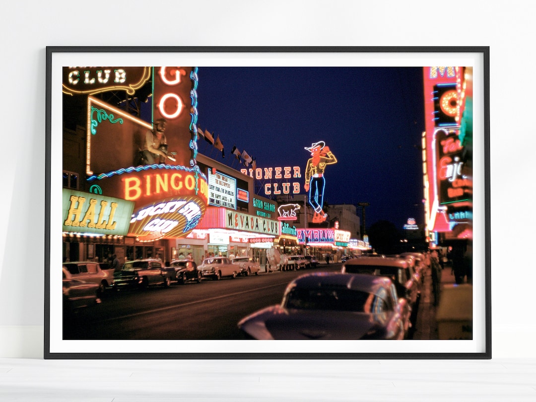Vintage Las Vegas Print, Las Vegas Wall Art, Las Vegas Poster, Las
