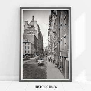 Vintage Boston Print, Boston Wall Art, Boston Poster, Retro Boston Poster, Boston Wall Decor, Boston Gifts, Vintage Wall Art, Boston Decor