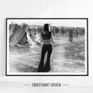 Woodstock Poster, Woodstock Print, Woodstock Festival Print, Music Wall Art, Vintage Woodstock Art, Female Wall Art, Hippie Print, Music Art