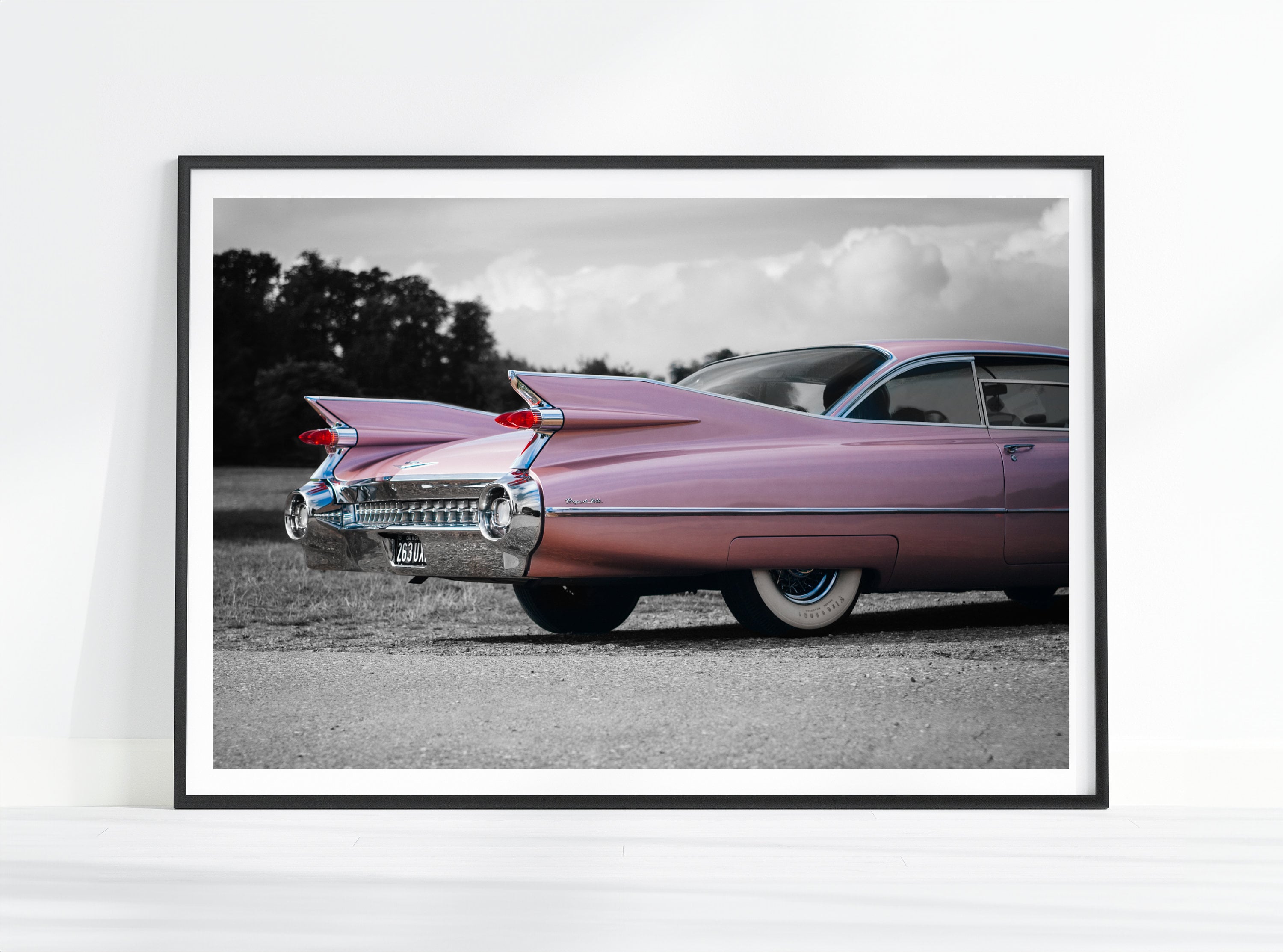 Vintage Car Print, Cadillac Wall Art, Classic Car Poster, Cadillac