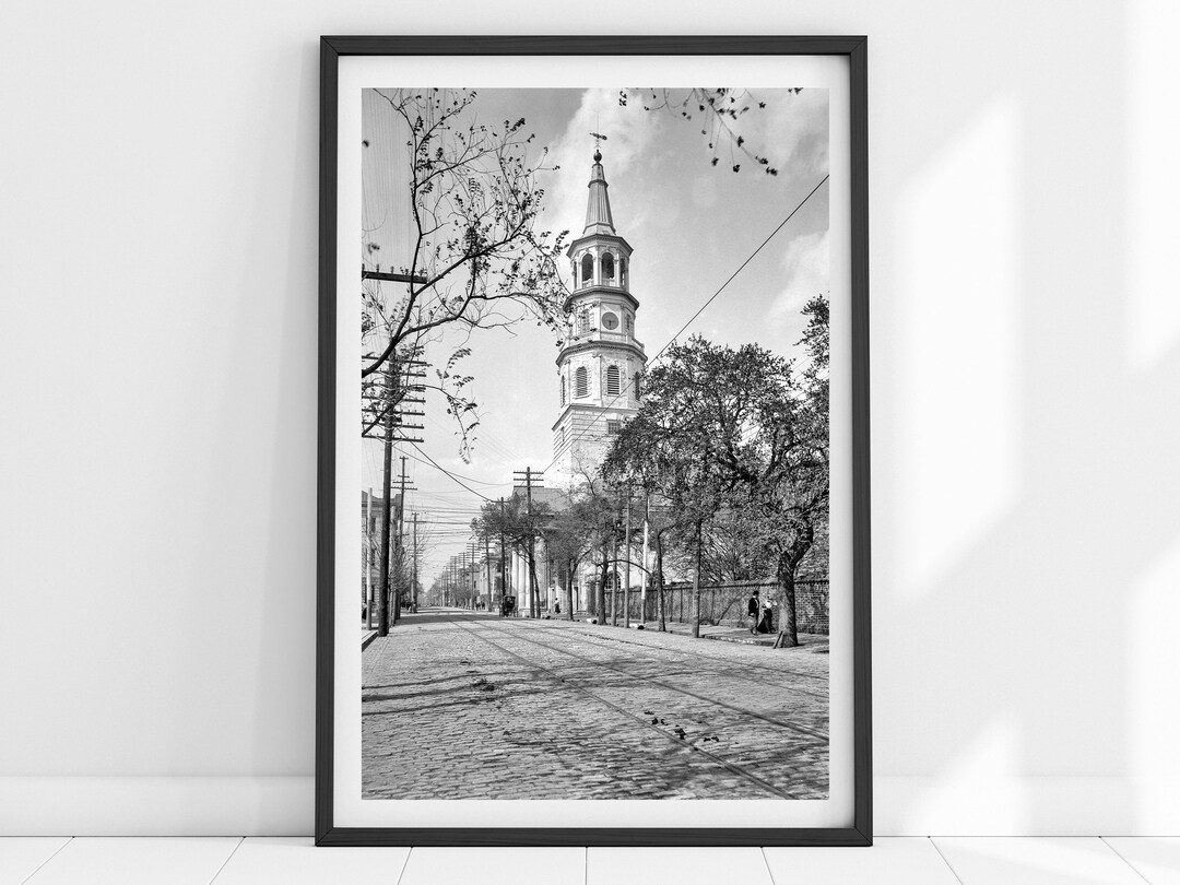 Charleston Print, Charleston Wall Art, Vintage Charleston Photography
