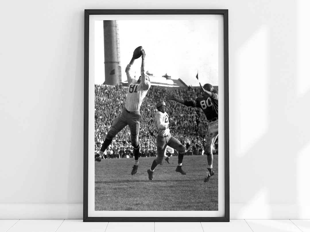 Vintage Football Print, 1956 Football Print, Football Wall Art
