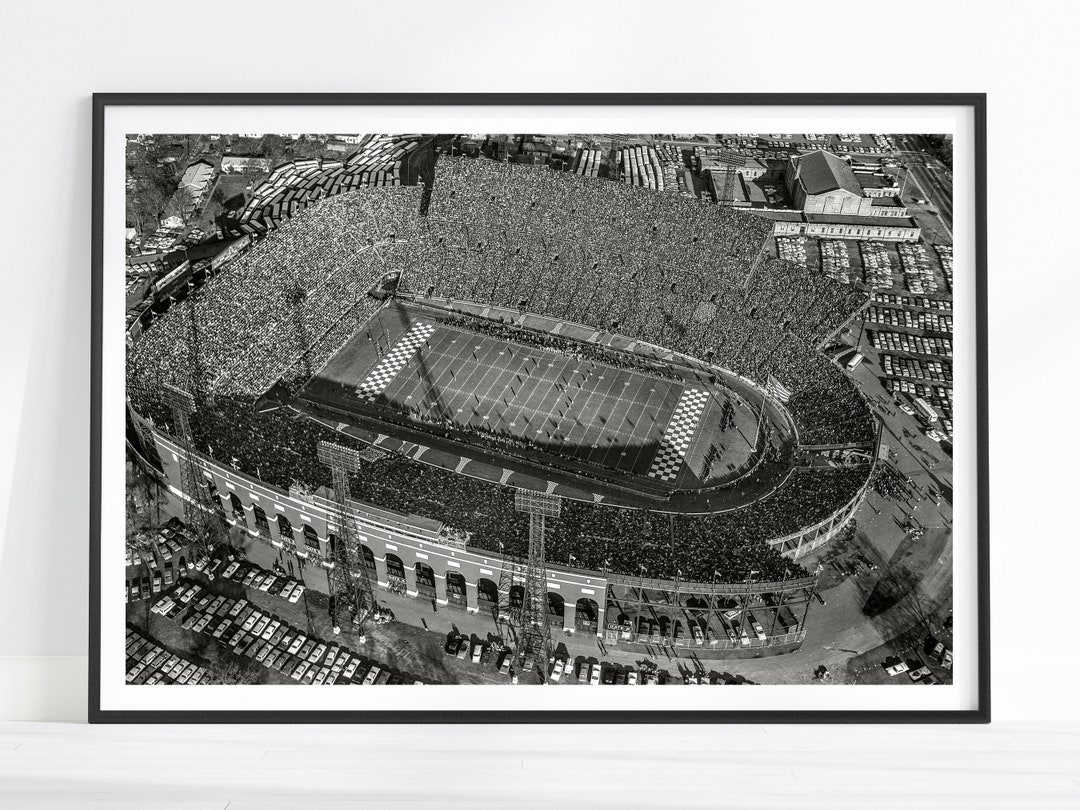 Vintage Football Print, 1965 Football Print, College Football Wall Art