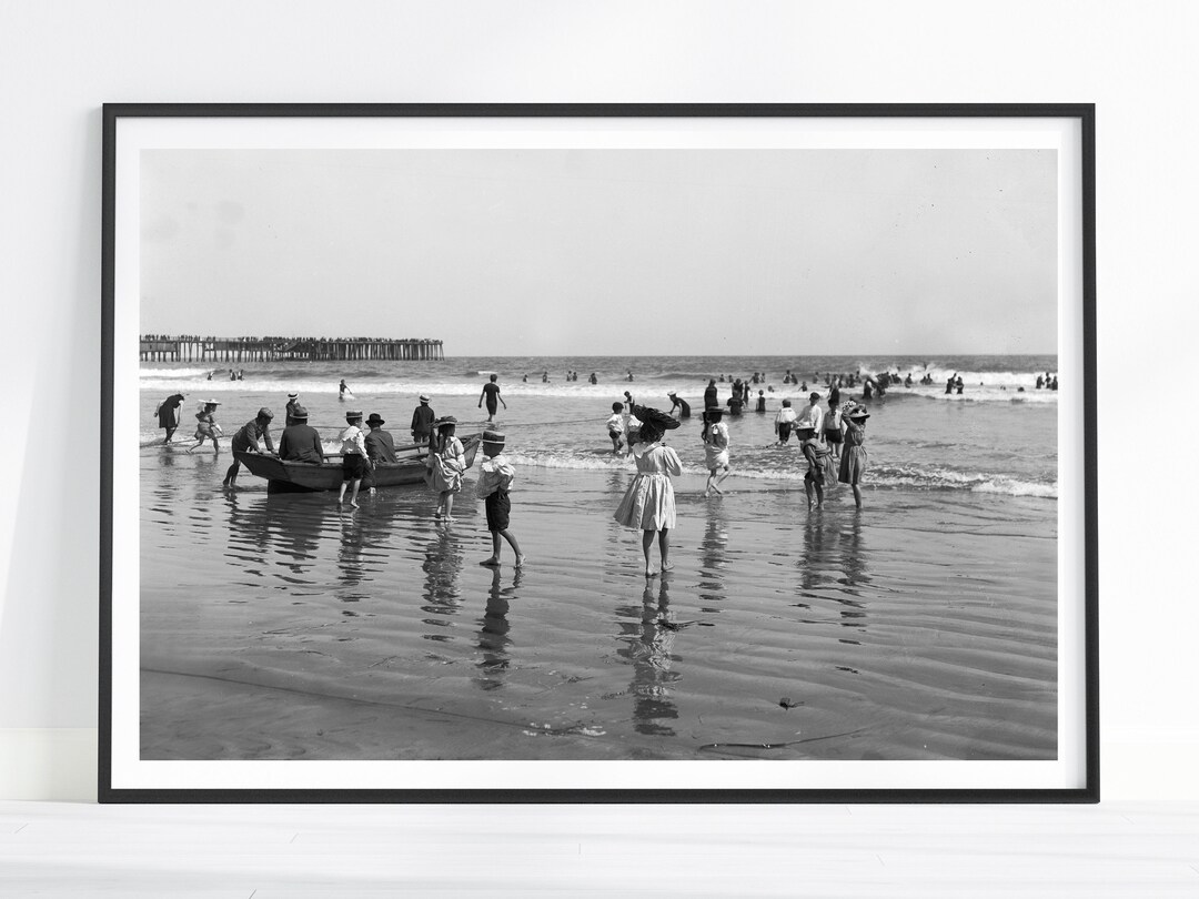 絵画 From Long Beach NIKN262-Long-Beach-Californie-