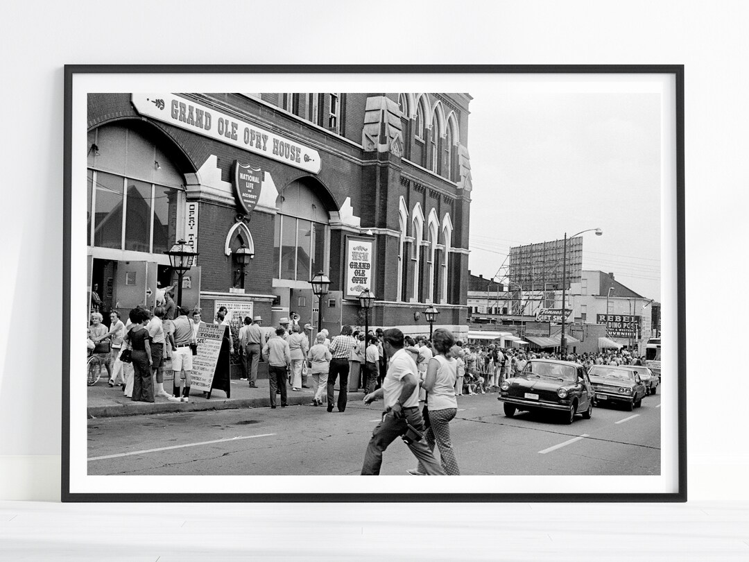 Vintage Nashville Print, Grand Ole Opry Print, Nashville Art, Nashville ...