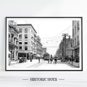 Vintage Pasadena Print, Pasadena Wall Art, California Decor, Pasadena California Poster, Black and White, Pasadena Poster, Pasadena Gifts