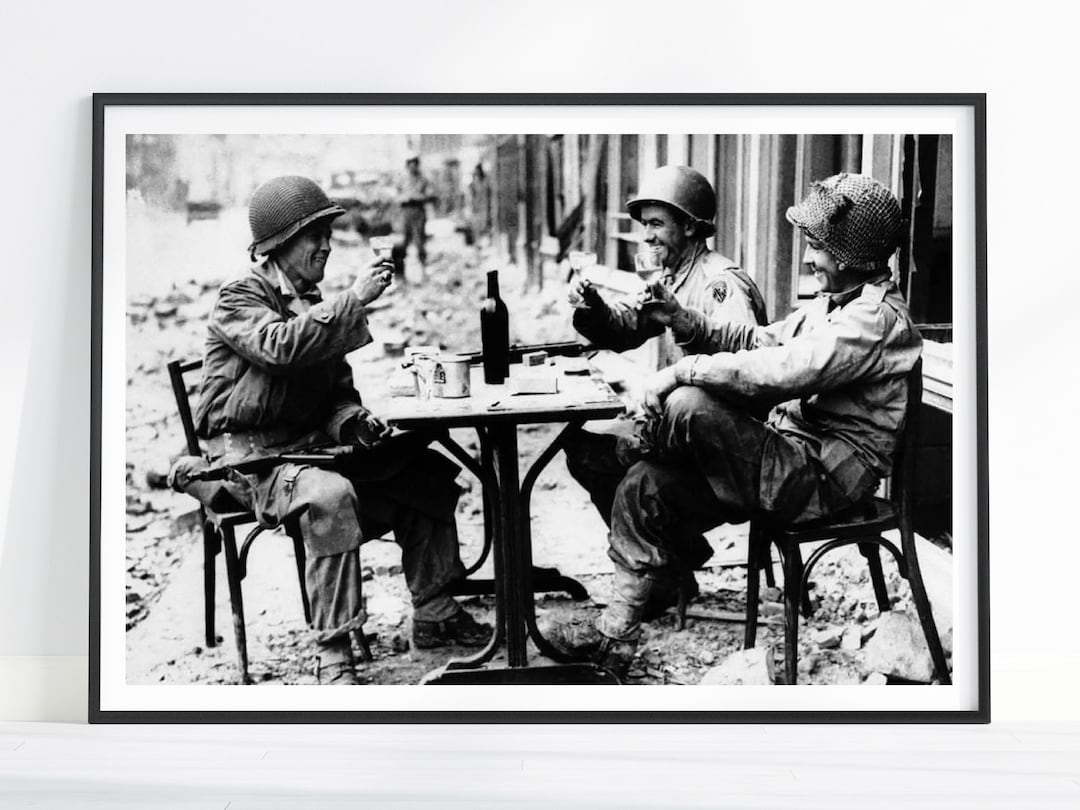 WW2 Print, Vintage WW2 Poster, World War 2 Wall Art, WW2 Wall Art