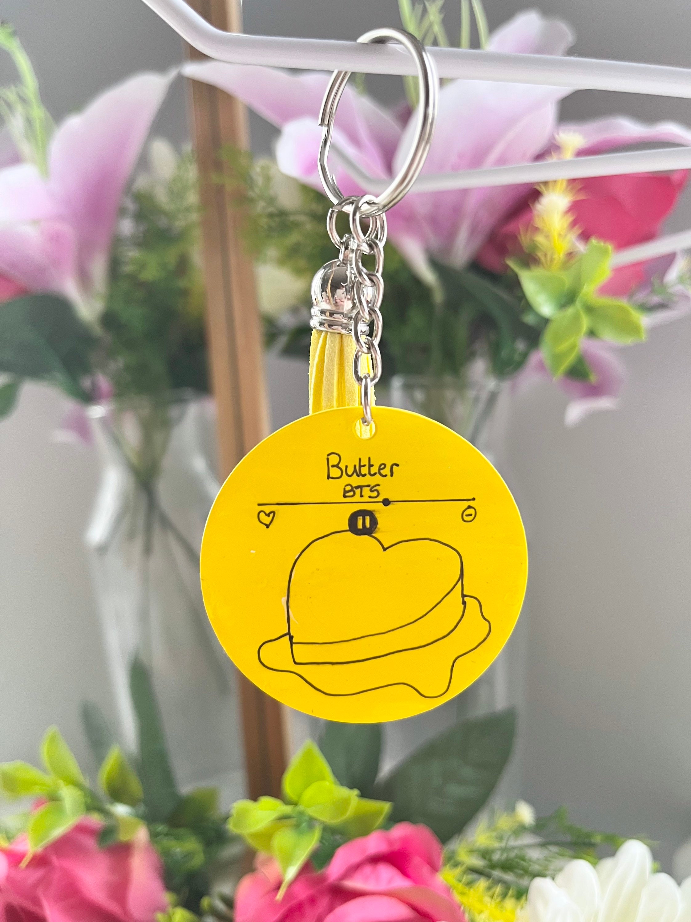 Bts Butter Keyring - Etsy