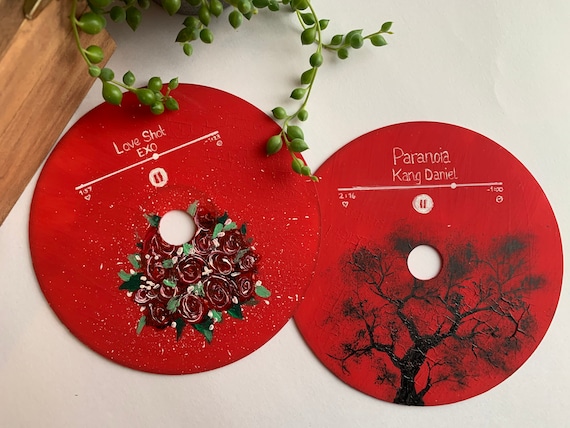 Custom KPOP Painted CD Album/song - Etsy