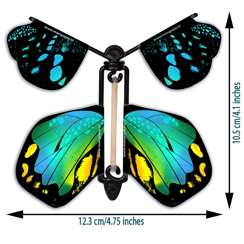 MANGOPIE Exploding Butterfly Box Wind up Flying Five Butterfly Birthday
