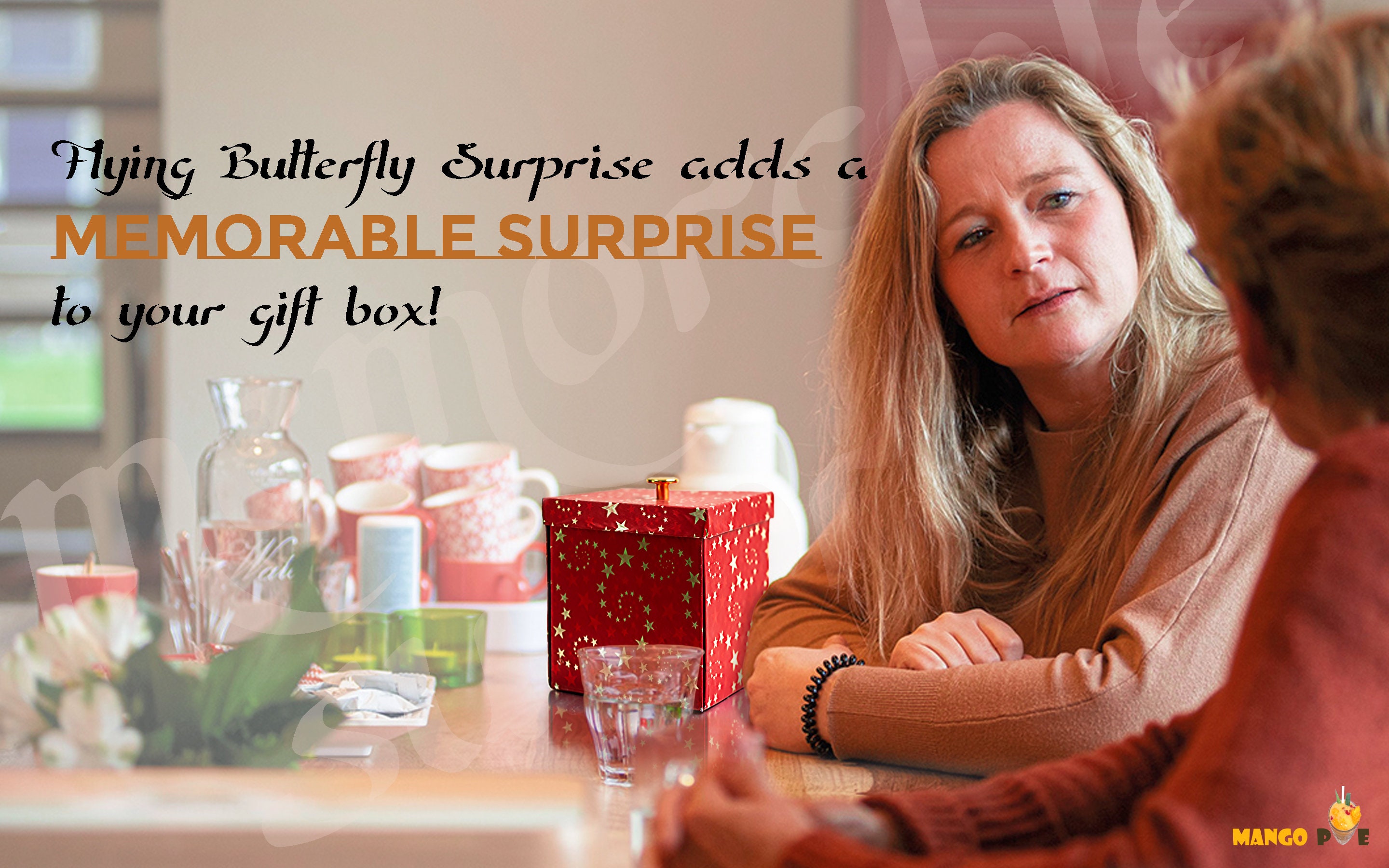 MANGOPIE Exploding Butterfly Box Wind up Flying Eight Etsy