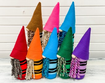 Crayon Gnome | Teacher Gift | Classroom Decor