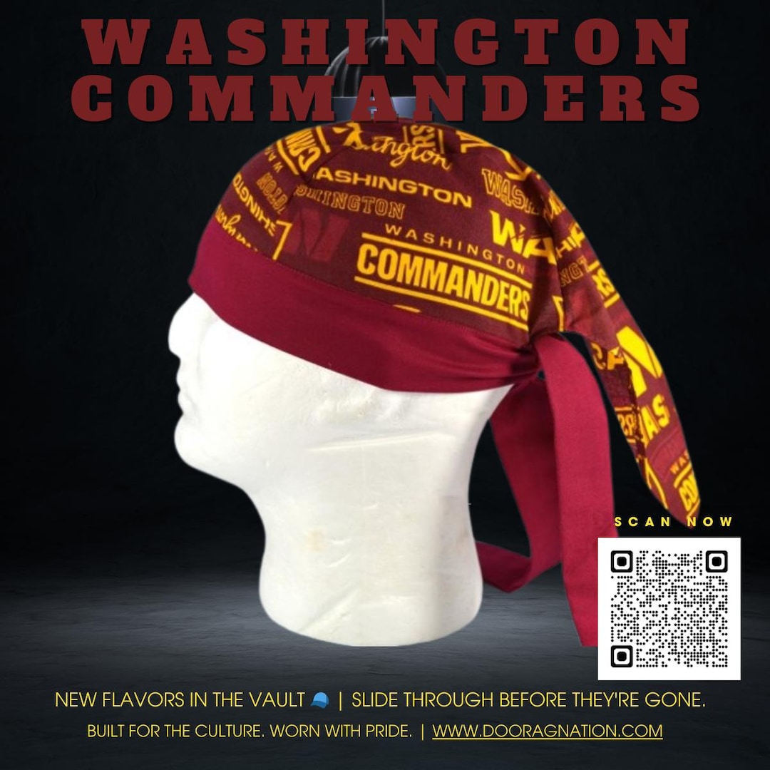 Washington Commanders Doo Rag – Bold Spirit, Everyday Strength - Etsy