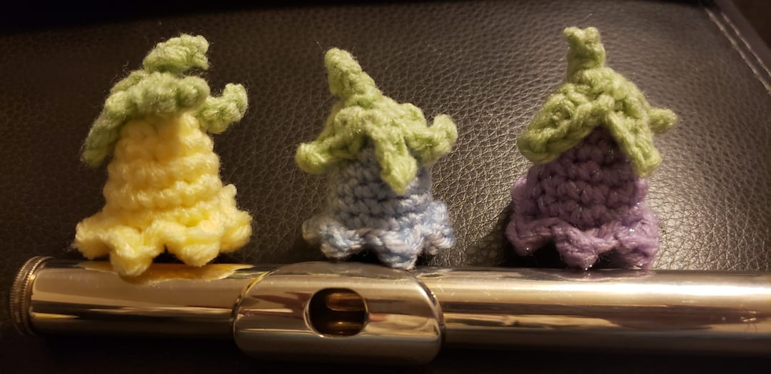 Flutehats, Little Crochet Hat for the Flute, Elf Hats, Spring, Flute