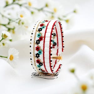 JARDÍN INGLÉS - Patrón de peyote con cuentas de tila, no es un artículo físico, descarga instantánea