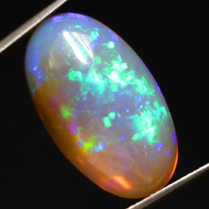 Ethiopian Opal Cabochon 17.10 ct | 15x25mm Oval Natural Opal Gemstone for Jewelry Making