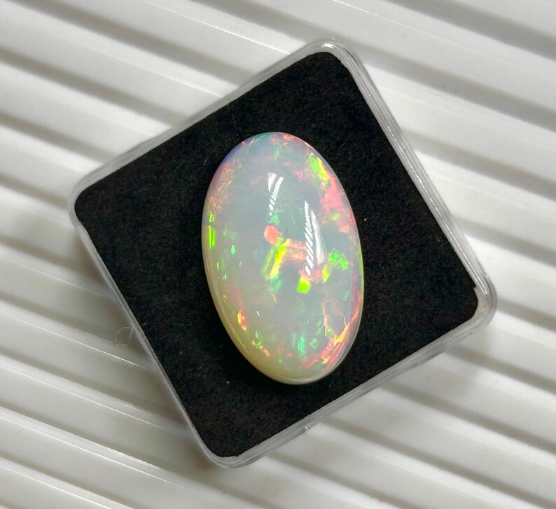 Stunning AAA Ethiopian Opal 17x27mm Oval Shape Big Size Cabochon
