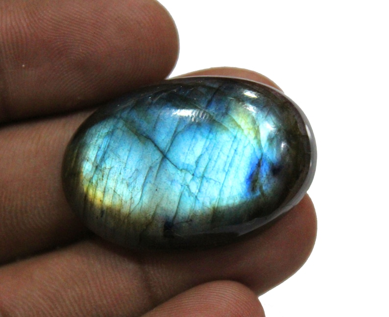 70/% OFF Sale 42.90 Carat Natural Multi fire Labradorite Smooth Gemstone Labradorite 22x32mm Smooth Oval cabochon Gemstone