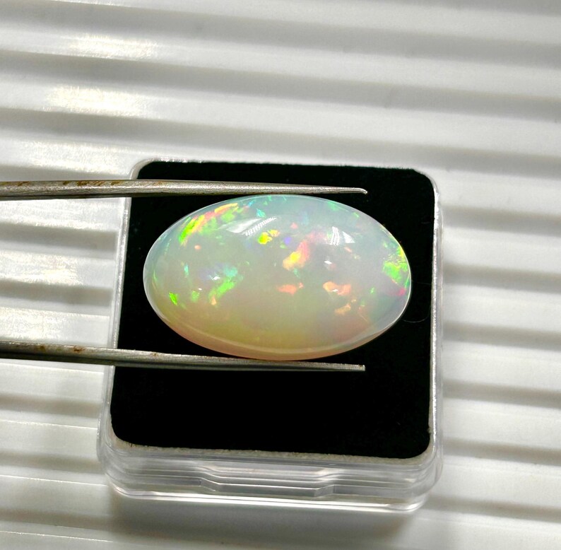 Stunning AAA Ethiopian Opal 17x27mm Oval Shape Big Size Cabochon