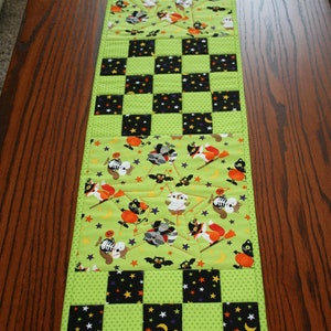 Halloween Green with stars