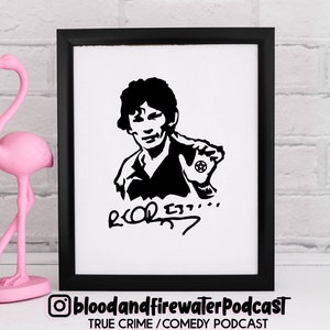The Night Stalker / Richard Ramirez Pentagram / Vinyl Decal True Crime Computer Sticker