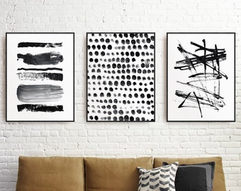 Black And White Wall Art Etsy