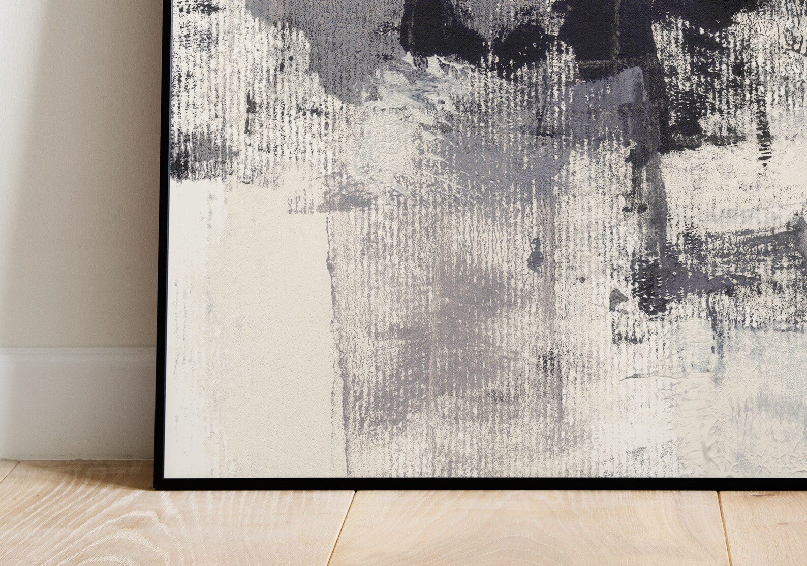 Set of 2 Neutral Color Paintings Modern Abstract Print Set Etsy