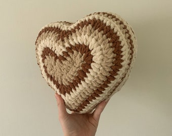 Crochet Heart Pillow Pattern