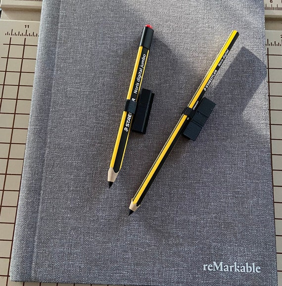 Pen holder for reMarkable 2 & STAEDTLER Noris Digital 2pc Etsy