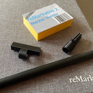 Pen holder and/or cap for reMarkable 2 (combos)