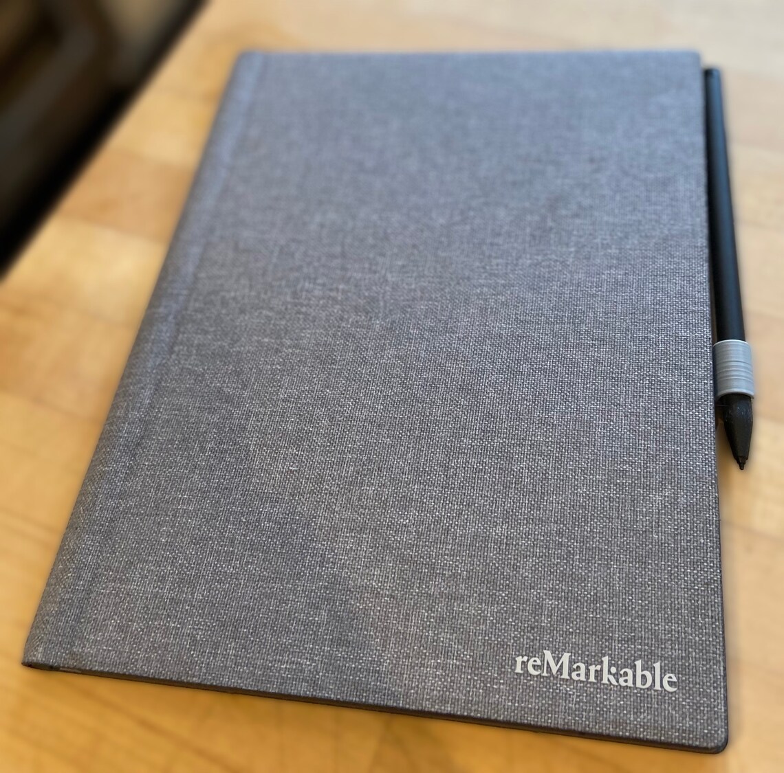 Pen Holder for Remarkable 2 Book Folio Gray Polymer Weave Etsy