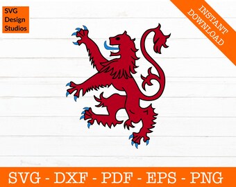 Free Free 312 Scottish Lion Rampant Svg SVG PNG EPS DXF File